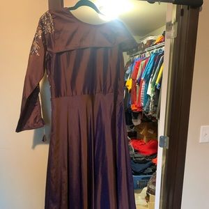 Purple Kameez/Gown Formal Wear